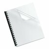 Fellowes Bind Cover, Round Corner, Clear, PK100 52311